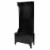 Pemberly Row Hall Tree-Wide in Distressed Antique Black Perspective: front