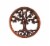 Hand Carved Mahogany Tree Of Life Wood Wall Plaque Perspective: front