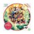eeBoo Goddesses and Warriors Round Puzzle Perspective: front