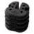 Caravan Canopy Weight Plate - Black Perspective: front