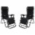 Caravan Sports Infinity Zero Gravity Chair 2PK Black Perspective: front
