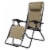 Caravan Sports Zero Gravity Outdoor Folding Camping Patio Lounge Chair, Beige Perspective: front