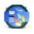 Philips Easy Storage Spool with Multi Color LED Faceted C9 Indoor / Outdoor Christmas Lights Perspective: front