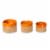 DALA Multipurpose Storage Containers (Set of 3) Organic Reversible Handmade Perspective: front
