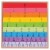 Bigjigs Toys Wooden Fractions Tray Perspective: front