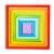Bigjigs Toys, Wooden Stacking Squares Perspective: front