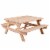 Bigjigs Toys, Picnic Bench Perspective: front