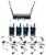 Digital-QUAD-B2 - Four Channel Wireless Headset & lapel Mic System  Mic-on-Chip  Technology Perspective: front