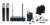 Dual Channel Digital Wireless Handheld/Headset/Instrument system Perspective: front