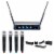 Digital-QUAD-H1 - Four Channel Wireless Handheld Microphone System  Mic-on-Chip  Technology Perspective: front