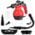 Costway Multifunction Portable Steamer Household Steam Cleaner 1050W W/Attachments Red Perspective: front