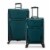 Traveler's Choice Esther Expandable Spinner Luggage Set - Teal Perspective: front