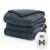 Sunbeam Heated Blanket - Blue Perspective: front