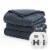 Sunbeam Heated Blanket - Blue Perspective: front