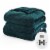 Sunbeam Heated Blanket - Green Perspective: front