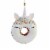 Holiday Ornament Unicorn Donut Ornament Glass Sprinkles Iced Mx181391 Perspective: front