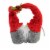 Christmas Kissing Gnomes Polyester Heart Bell Holly Mx180574 Perspective: front