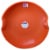 Paricon 626-O Flexible Flyer Flying Saucer Snow Sled, 26 Inch Diameter, Orange Perspective: front