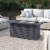 Living Source International24'' H Steel Propane Outdoor Fire Pit Table with Lid Perspective: front