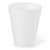 WinCup Disposable Drinking Cup White Styrofoam 8 oz. 25 Ct 8C8W Perspective: front