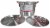 Sazon Aluminum Stock Pot with Steamer - Silver Perspective: front