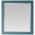 Vinnova Florence 36 Bathroom Vanity Framed Wall Mirror in Royal Green Perspective: front