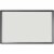 Vinnova Como 48 LED Lit Accent Bathroom Vanity Wall Mirror in Silver Perspective: front