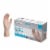 AMMEX Vinyl, Latex Free, Powder Free, Medical Disposable Gloves, X-Large, Clear, 100/Box Perspective: front