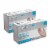 AMMEX Vinyl, Latex & Powder Free, Medical Disposable Gloves, Medium, Clear, 100/Box (2-Pack) Perspective: front