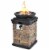 Patio Propane Burning Fire Bowl Column W/ Cover 40,000 BTU & Lava Rocks Perspective: front