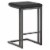 Sunpan Boone 26  Faux Leather Counter Stool in Black-Dark Gray (Set of 2) Perspective: front