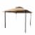 International Caravan YF-3136B-KH Square Vented Canopy Gazebo, Khaki Perspective: front