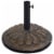 International Caravan 23900-AP25-BZ Resin Sunflower Umbrella Stand, Bronze Perspective: front
