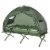 Outdoor 1-person Folding Tent Elevated Camping Cot w/Air Mattress Sleeping Bag Perspective: front