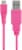 CELLCandy USB-to-Micro USB Charge and Sync Cable - Shocking Pink Perspective: front
