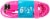 CELLCandy Braided Charge and Sync USB-to-Micro USB Cable - Pink / Purple Perspective: front