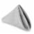 12-Pack 20  Large Polyester Cloth Table Napkins - Silver Perspective: front