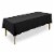 60 x 126 20pk Rectangular Polyester Tablecloths - Black Perspective: front