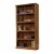 Pemberly Row Wooden 5 Shelf Bookcase in Washington Cherry Finish Perspective: front
