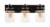 Wood Grip 4-Light Antique Bronze Bathroom Vanity Light Fixture Perspective: front