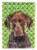 German Shorthaired Pointer St. Patrick's Day Shamrock Portrait Flag Canvas House Perspective: front
