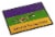 Carolines Treasures  8382MAT Mardi Gras Indoor or Outdoor Mat 18x27 Perspective: front