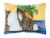 Carolines Treasures  SS8190PW1216 Corgi Canvas Fabric Decorative Pillow Perspective: front