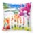 Carolines Treasures  6124PW1414 Whitegate Inn fence Houses Fabric Decorative Pil Perspective: front