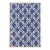 Bowery Hill 96 x 120 Transitional Wool Hand Hooked Wool Rug in Navy/Blue Perspective: front