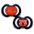 MasterPieces NCAA Auburn Tigers Infant Pacifiers Perspective: front