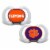 Clemson 2-Pack Pacifiers Perspective: front