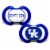 Classic Impressions Kentucky® Baby Fanatic Wildcats Pacifiers Perspective: front