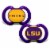 MasterPieces NCAA LSU® Tigers™ Baby Fanatic™ Pacifiers Perspective: front