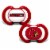 NCAA Louisville Baby Fanatic Cardinals Pacifiers Perspective: front